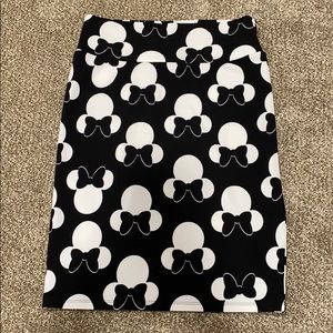 Lularoe Disney Minnie Mouse Skirt Large
